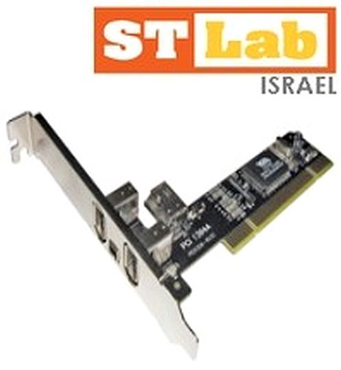 כרטיס f/w מקצועי + כבל + תוכנה st-lab דגם F-201