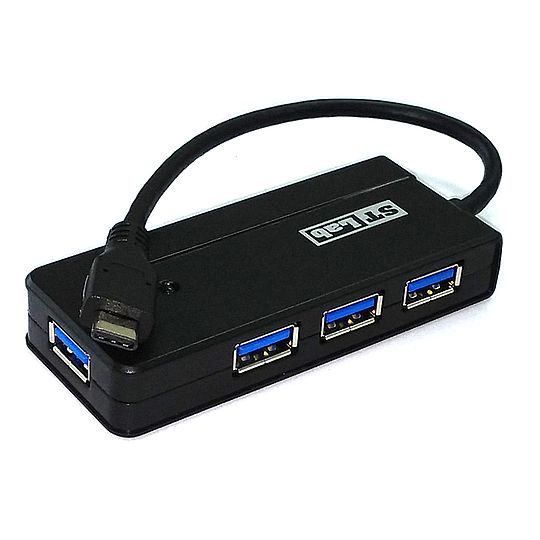 האב USB 3.0-C מיציאה אחת ל-4 פורט USB 3.0 נ U-1250