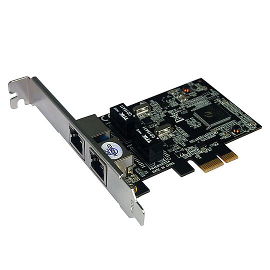 כרטיס רשת דואלי 10/100/1000 PCIe giga דגם N-381