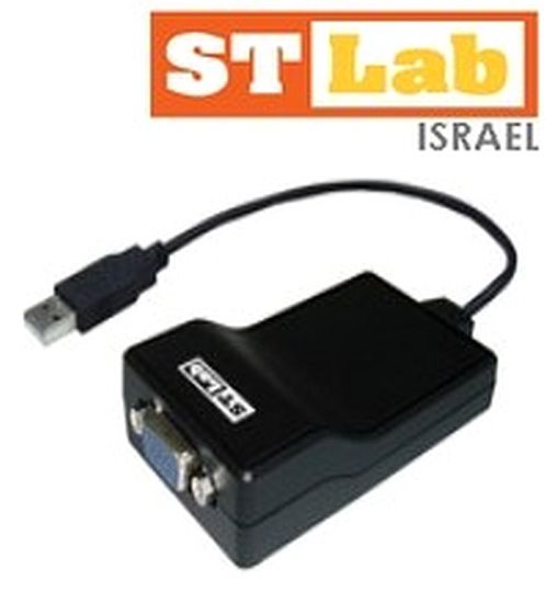 מתאם usb2 ליציאת vga לרזולוציה 1680X1050 דגם U-470