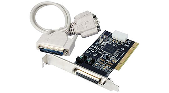 כרטיס serial נותן 2 יציאות 9 פין low profile