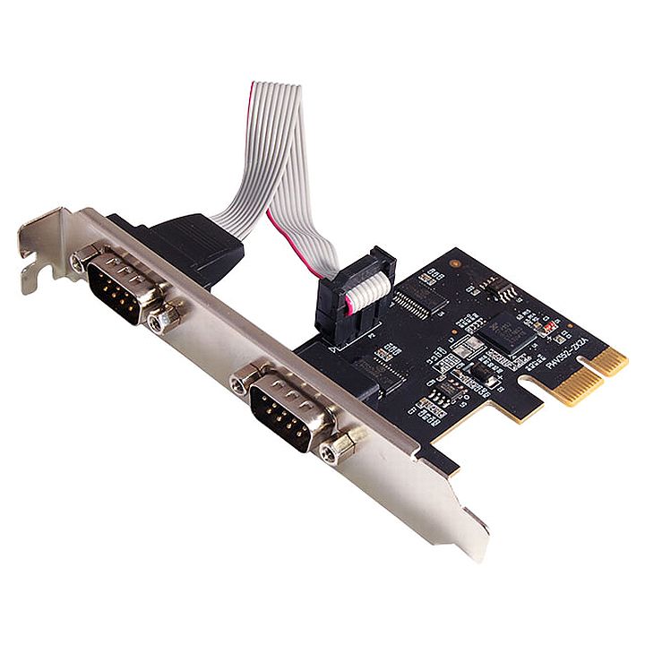 כרטיס pci-e ל- 2 יציאות rs232 דגם I-560