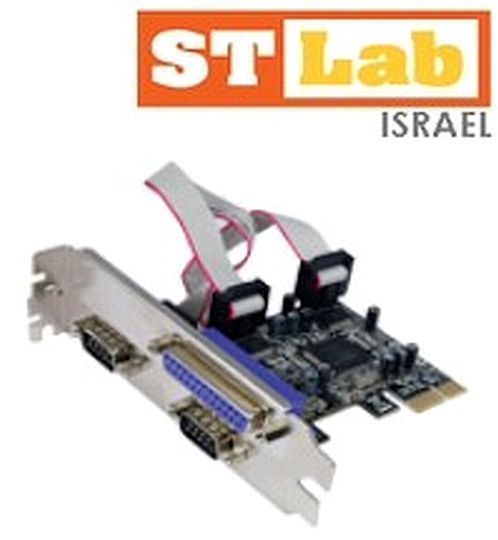 כרטיס pci-e משולב 2port  serial+יציאה lpt דגם I294