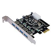 כרטיס הרחבה pci-e ל- 4 יציאות usb 3.0 דגם U-1270