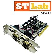 כרטיס serial נותן 6 יציאות 9 פין דגם I-450