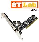 כרטיס f/w מקצועי + כבל + תוכנה st-lab דגם F-201