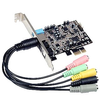 כרטיס קול pci-e בעל 7.1 ערוצים דגם M-540