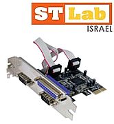 כרטיס pci-e משולב 2port  serial+יציאה lpt דגם I294